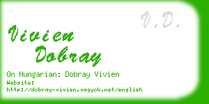 vivien dobray business card